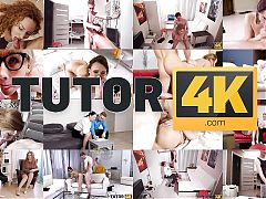 TUTOR4K. Angry guy visited his Russian teacher and realized his dirty plan
